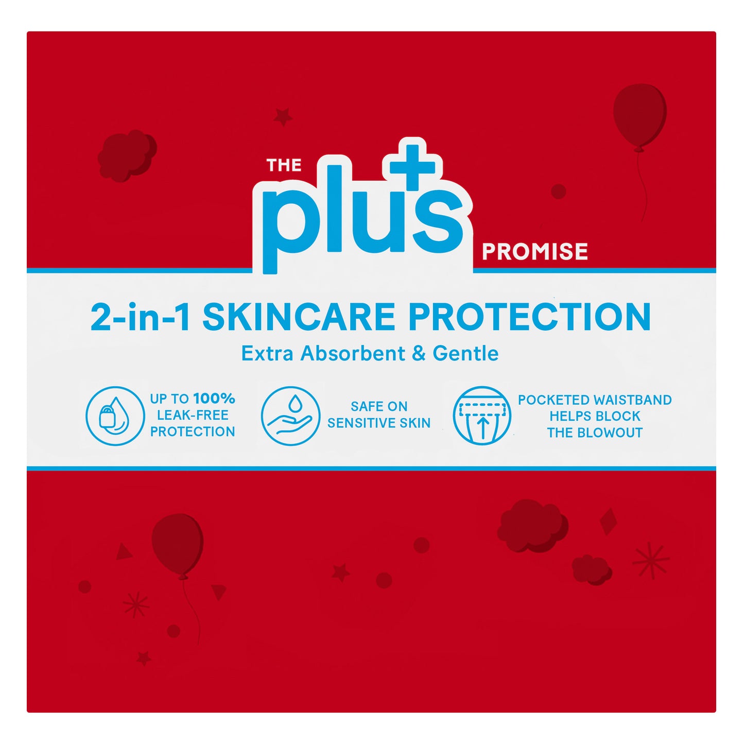 plus Diapers Sizes 1 - 2